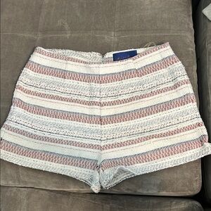 High Waist Striped Shorts